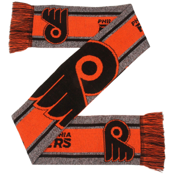 Philadelphia Flyers szalik zimowy grey big team logo scarf