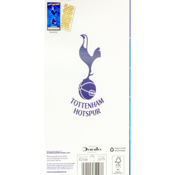 Tottenham kartka urodzinowa z naklejkami Personalised Birthday Card