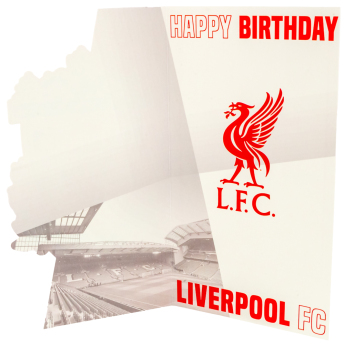 Liverpool życzenia urodzinowe Crest Birthday Card