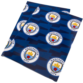 Manchester City papier podarunkowy Text Gift Wrap