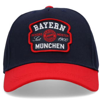Bayern Monachium czapka baseballówka Rekordmeister navy-red