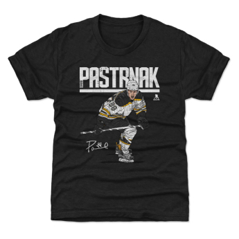 Boston Bruins koszulka dziecięca David Pastrnak #88 Hyper WHT 500 Level black
