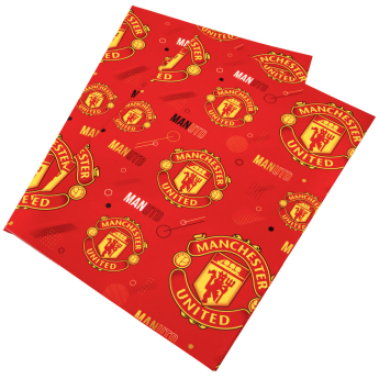 Manchester United papier podarunkowy Text Gift Wrap