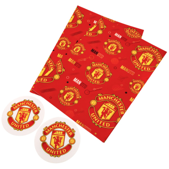 Manchester United papier podarunkowy Text Gift Wrap