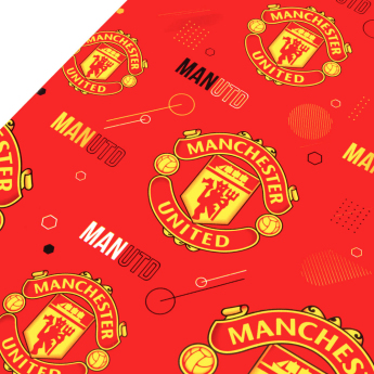 Manchester United papier podarunkowy Text Gift Wrap