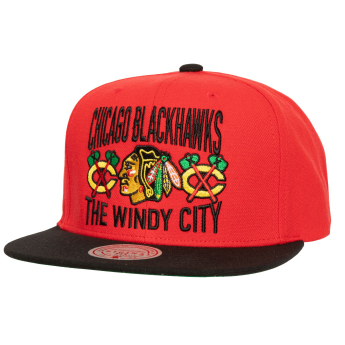 Chicago Blackhawks czapka flat baseballówka City Love Snapback Vintage