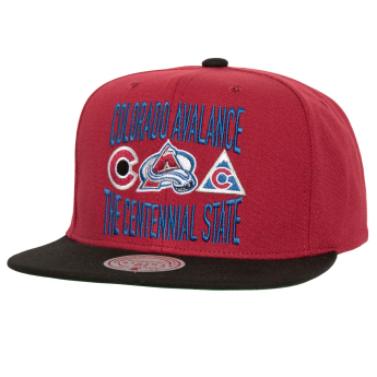 Colorado Avalanche czapka flat baseballówka City Love Snapback Vintage