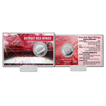 Detroit Red Wings Monety kolekcjonerskie History Silver Coin Card Limited Edition od 5000
