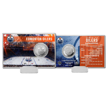 Edmonton Oilers Monety kolekcjonerskie History Silver Coin Card Limited Edition od 5000