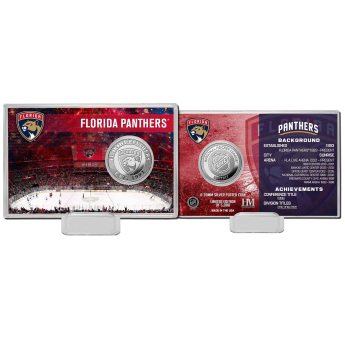 Florida Panthers Monety kolekcjonerskie History Silver Coin Card Limited Edition od 5000