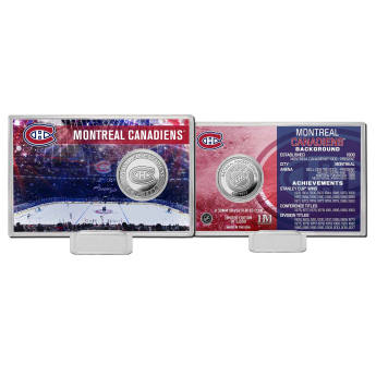 Montreal Canadiens Monety kolekcjonerskie History Silver Coin Card Limited Edition od 5000