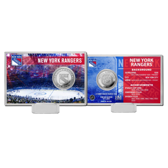 New York Rangers Monety kolekcjonerskie History Silver Coin Card Limited Edition od 5000