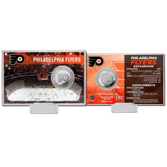 Philadelphia Flyers Monety kolekcjonerskie History Silver Coin Card Limited Edition od 5000