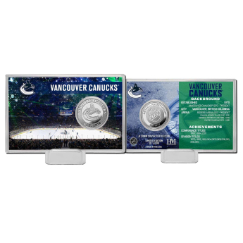 Vancouver Canucks Monety kolekcjonerskie History Silver Coin Card Limited Edition od 5000