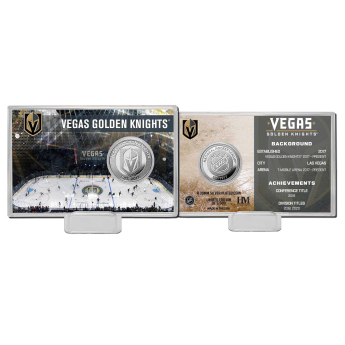 Vegas Golden Knights Monety kolekcjonerskie History Silver Coin Card Limited Edition od 5000