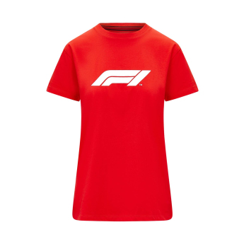 Koszulka T-shirt damska Logo czerwona Formula 1 2023