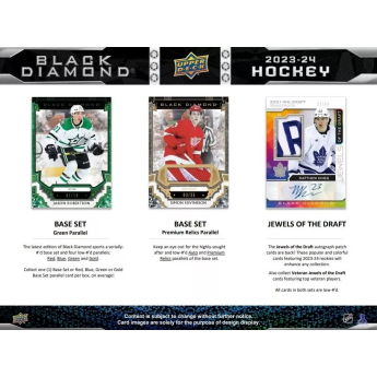NHL pudełka karty hokejowe NHL 2023-24 Upper Deck Black Diamond Hockey Hobby Box