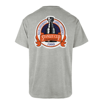 Edmonton Oilers koszulka męska Champions Backer 47 ECHO Tee grey