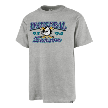 Anaheim Ducks koszulka męska Inaugural Season Backer 47 ECHO Tee grey