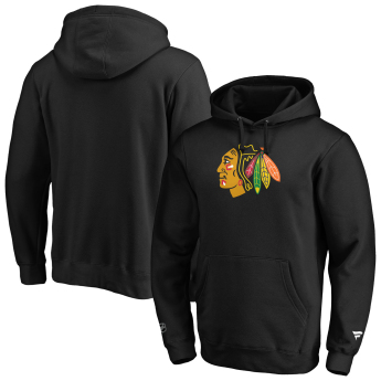 Chicago Blackhawks męska bluza z kapturem mid essentials crest graphic hoodie black