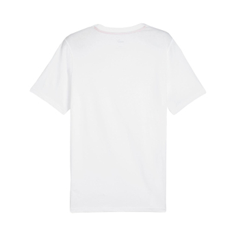 Formuła 1 koszulka męska small logo white F1 Team 2024
