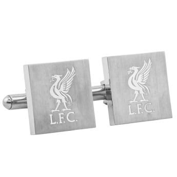 Liverpool spinki mankietowe Stainless Steel Square Cufflinks