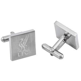 Liverpool spinki mankietowe Stainless Steel Square Cufflinks