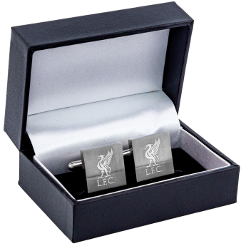 Liverpool spinki mankietowe Stainless Steel Square Cufflinks