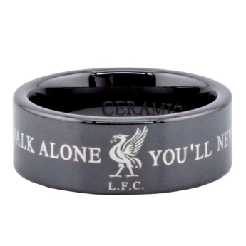 Liverpool pierścionek Black Ceramic Ring Small