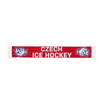 Reprezentacje hokejowe szalik zimowy red Czech Ice Hockey pattern