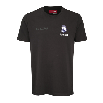 Reprezentacje hokejowe koszulka męska Czech Republic CCM Core Lev Česko Black