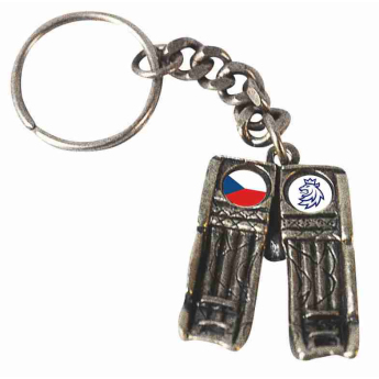 Reprezentacje hokejowe brelok do kluczy Czech Republic concrete flag lion