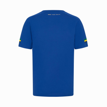 Ayrton Senna koszulka męska Stripe blue 2024