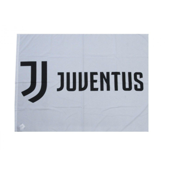 Juventus flaga crest white