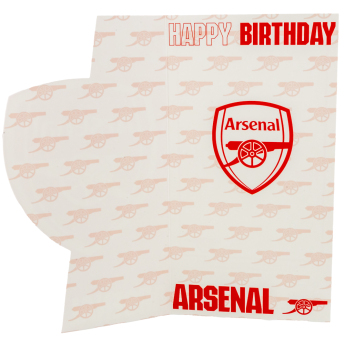 Arsenal życzenia Crest Birthday Card