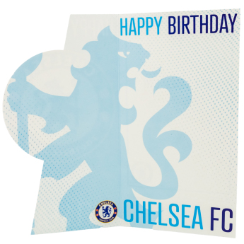 Chelsea życzenia Crest Birthday Card