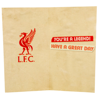 Liverpool życzenia Dad Birthday Card