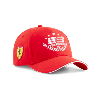 Ferrari czapka baseballówka Graphic 95 years red F1 Team 2024