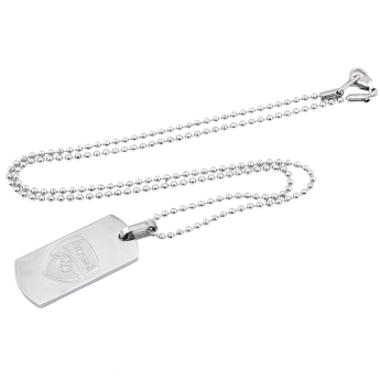 Arsenal nieśmiertelnik na szyję Slim Dog Tag & Chain