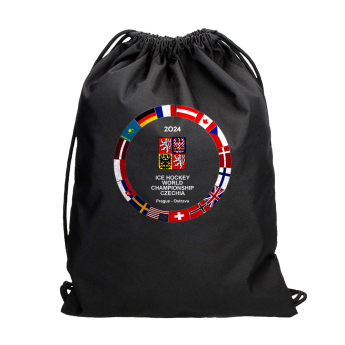 Reprezentacje hokejowe gymsack Ice Hockey World Championship Czechia MS 2024 black