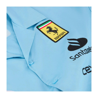 Ferrari koszula męska Miami GP blue F1 Team 2024