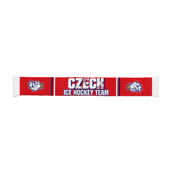 Reprezentacje hokejowe szalik zimowy red Czech Ice Hockey ČH