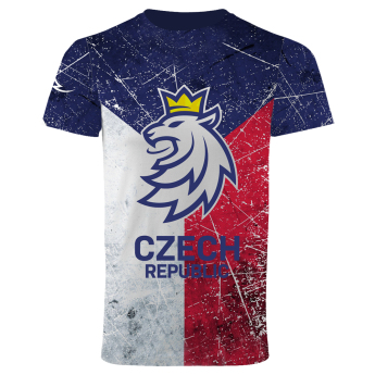 Reprezentacje hokejowe koszulka męska Czech Ice Hockey sub logo lion