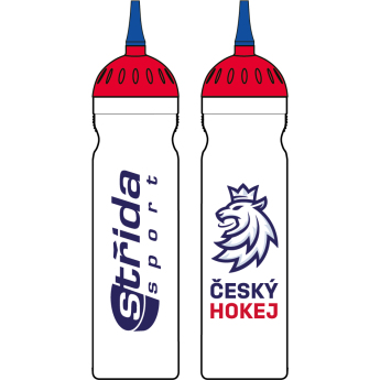 Reprezentacje hokejowe bidon Czech Republic Logo Lev white