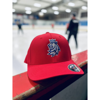 Reprezentacje hokejowe czapka baseballówka Czech republic Wooly red logo lev