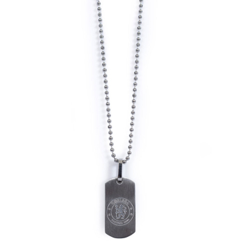 Chelsea naszyjnik z zawieszką Matt Finish Dog Tag & Chain