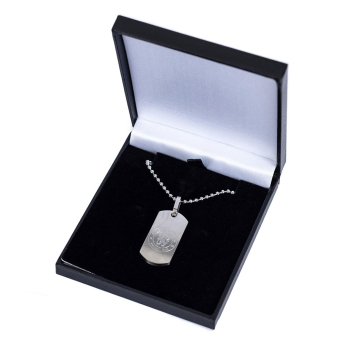 Chelsea naszyjnik z zawieszką Matt Finish Dog Tag & Chain