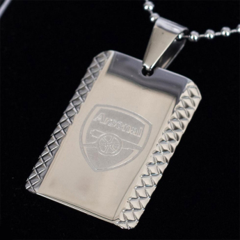 Arsenal naszyjnik z zawieszką Patterned Dog Tag & Chain
