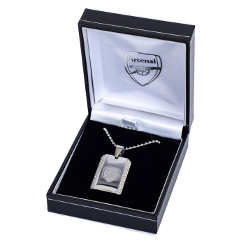 Arsenal naszyjnik z zawieszką Patterned Dog Tag & Chain