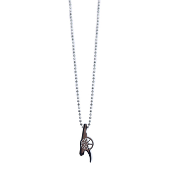 Arsenal naszyjnik z zawieszką Stainless Steel Cannon Pendant & Chain